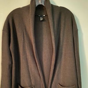 Olive Green H&M Cardigan w/6% Angora